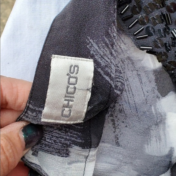 Chicos sheer swimsuit cover up 2X - Picture 4 of 6